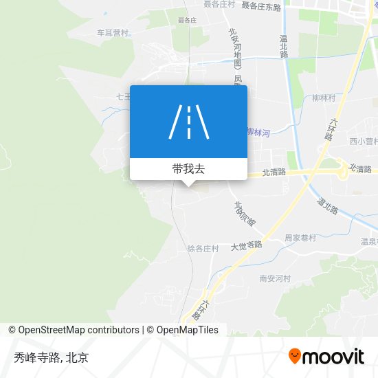 秀峰寺路地图