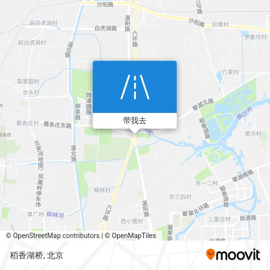 稻香湖桥地图