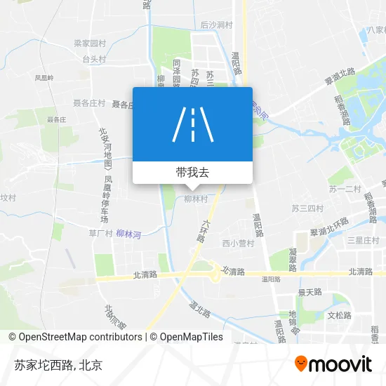 苏家坨西路地图