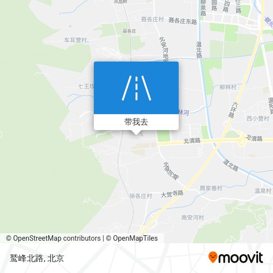 鹫峰北路地图