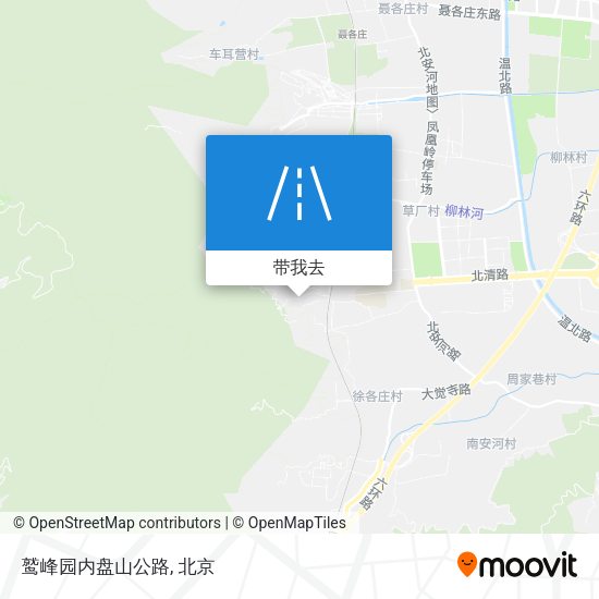 鹫峰园内盘山公路地图