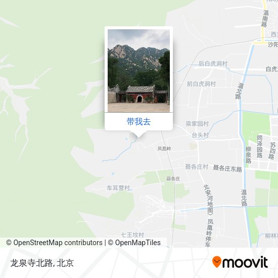 龙泉寺北路地图