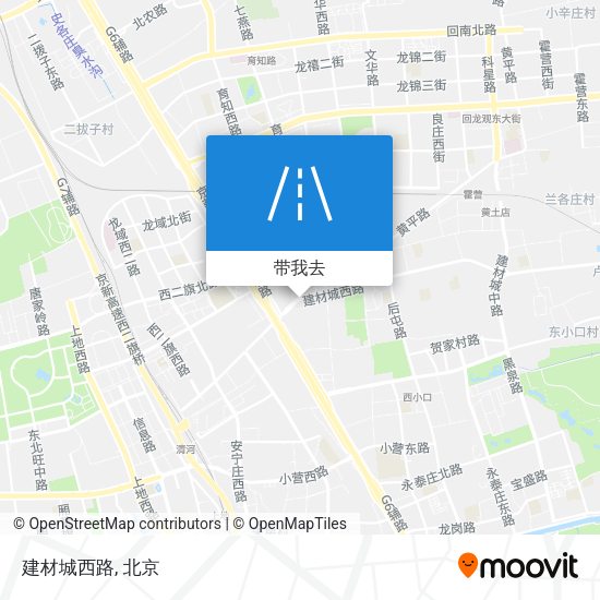 建材城西路地图