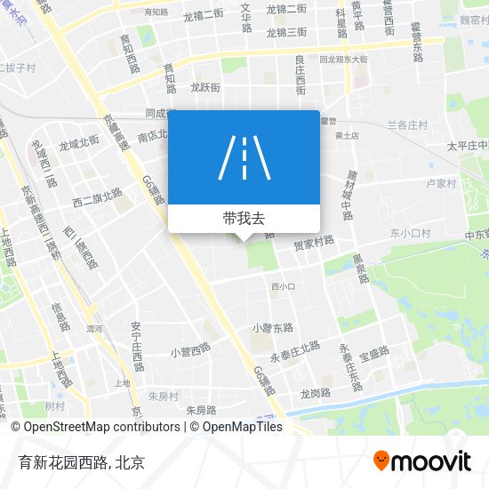 育新花园西路地图
