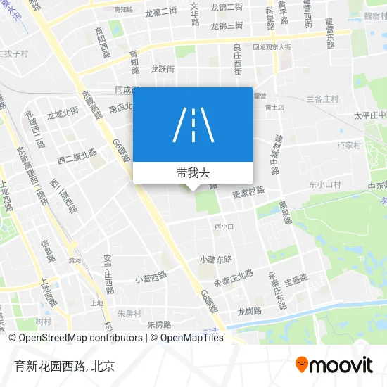 育新花园西路地图