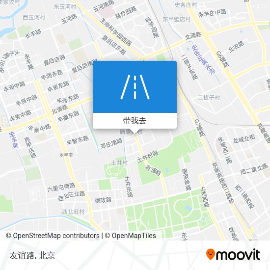 友谊路地图