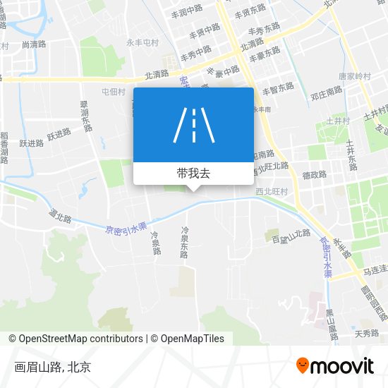 画眉山路地图