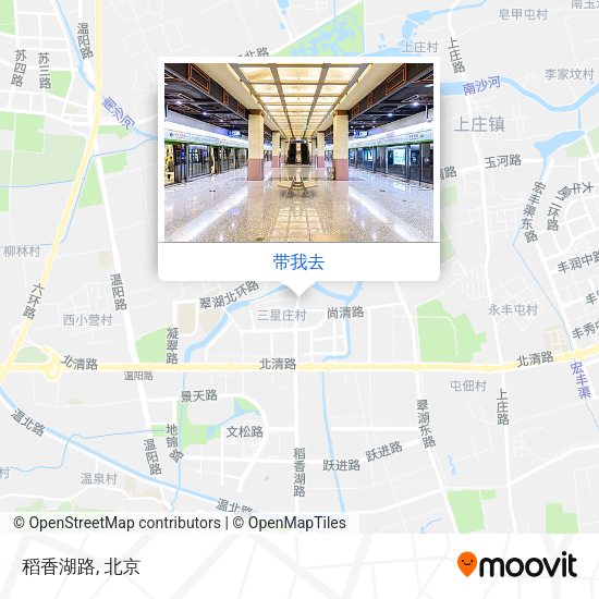 稻香湖路地图