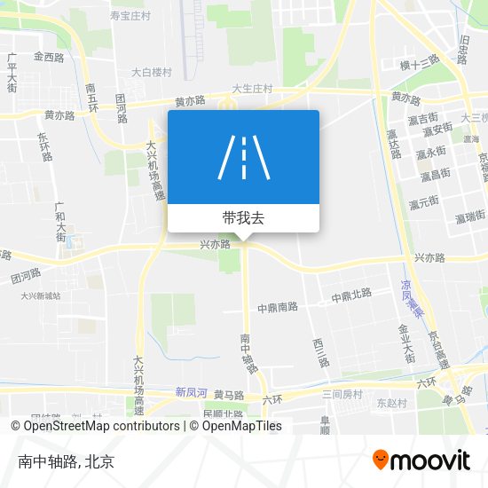 南中轴路地图