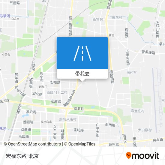 宏福东路地图