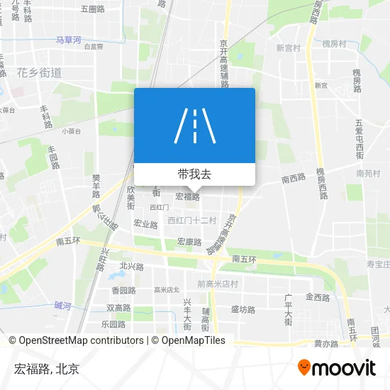 宏福路地图