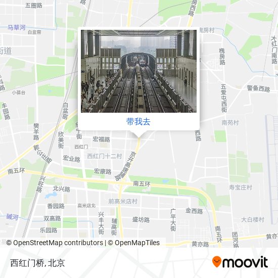 西红门桥地图