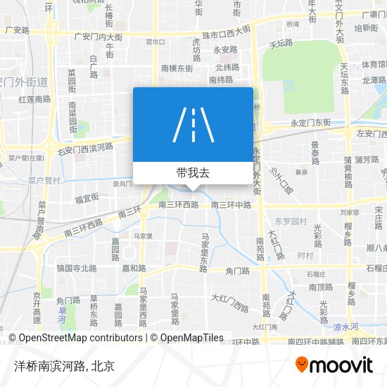 洋桥南滨河路地图