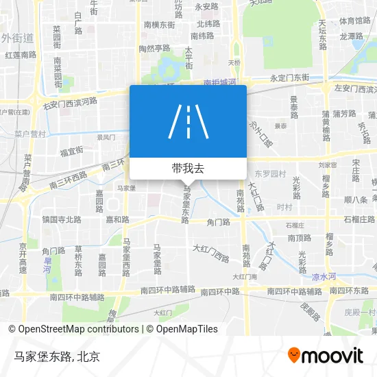 马家堡东路地图