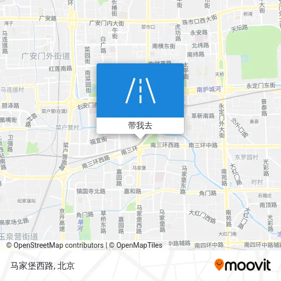 马家堡西路地图