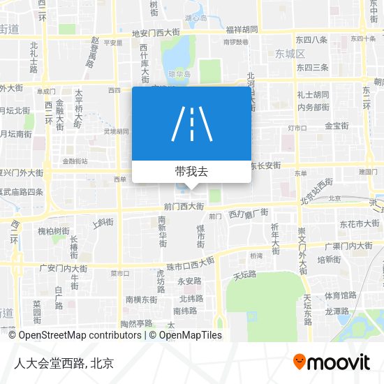 人大会堂西路地图