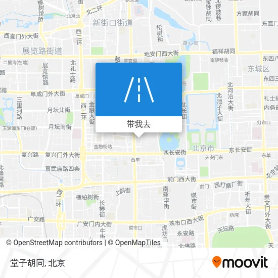 堂子胡同地图
