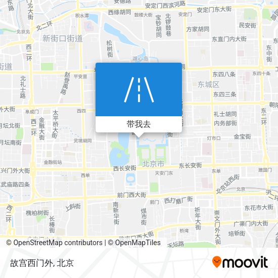 故宫西门外地图
