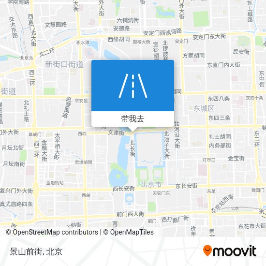 景山前街地图
