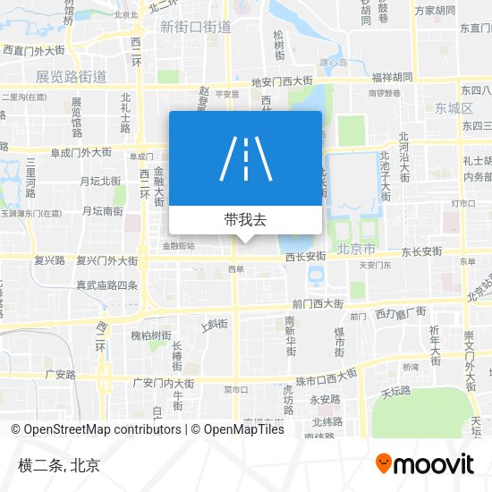 横二条地图