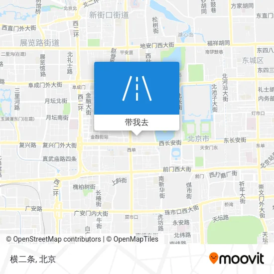 横二条地图