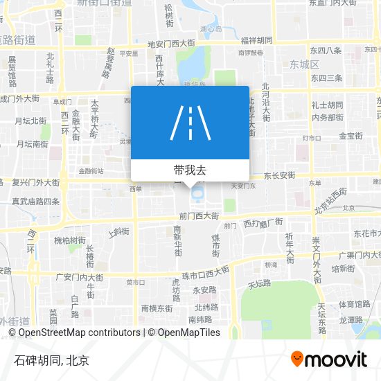 石碑胡同地图