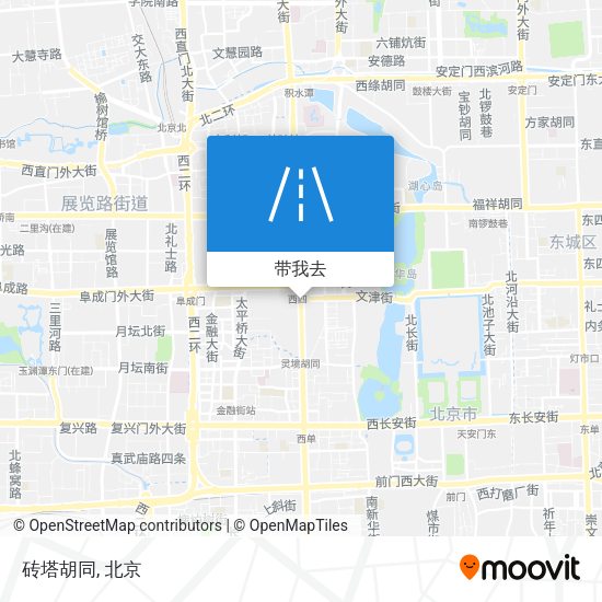 砖塔胡同地图