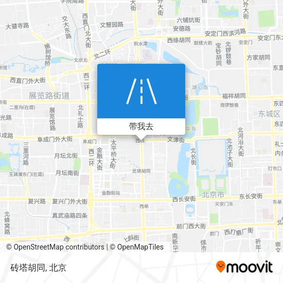 砖塔胡同地图