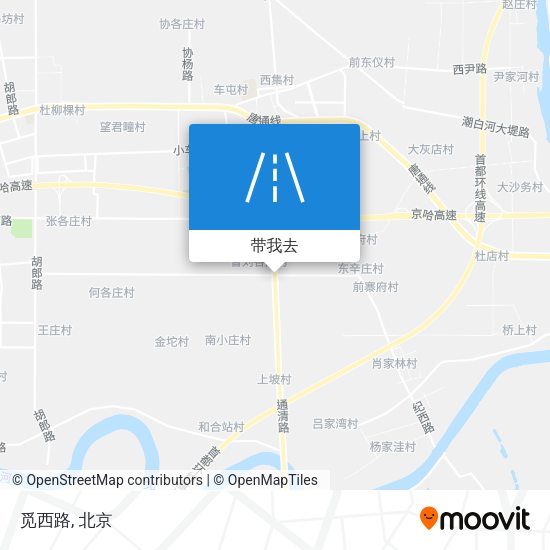 觅西路地图