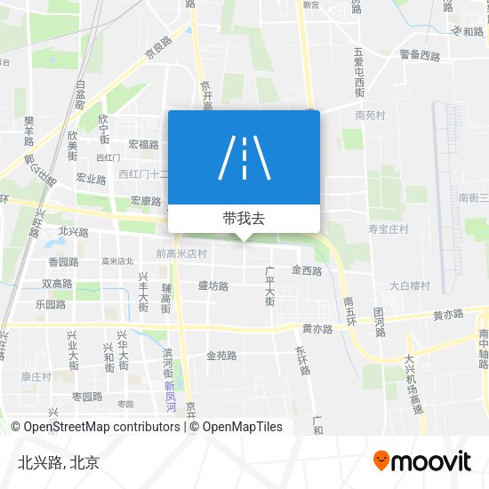 北兴路地图