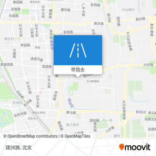 团河路地图