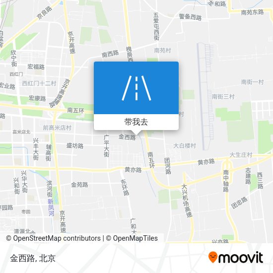 金西路地图