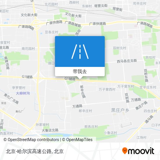 北京-哈尔滨高速公路地图