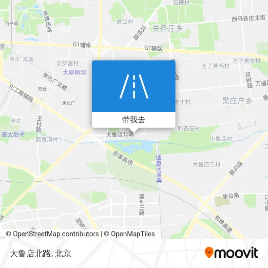 大鲁店北路地图