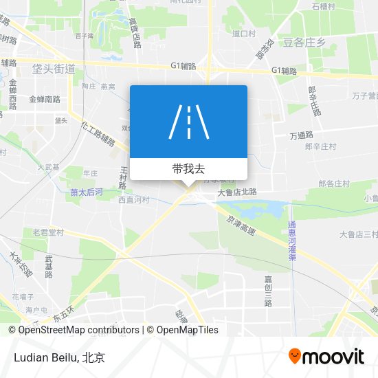 Ludian Beilu地图