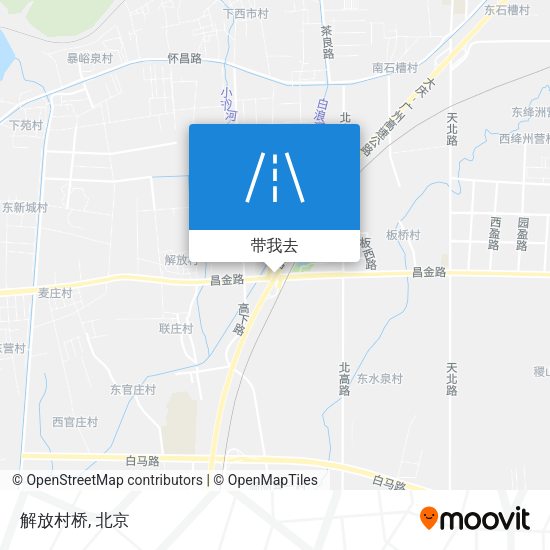 解放村桥地图