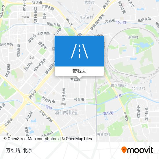 万红路地图