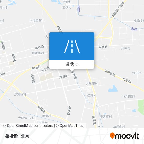 采业路地图
