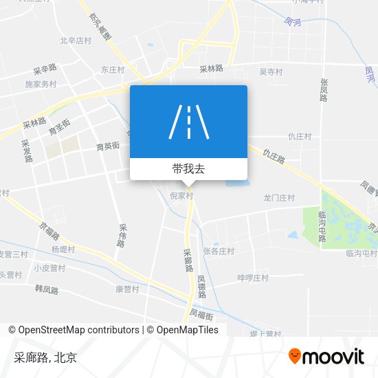 采廊路地图