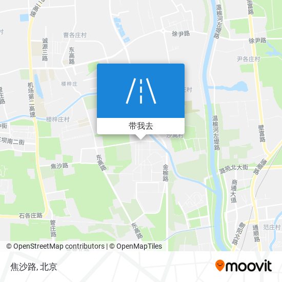 焦沙路地图