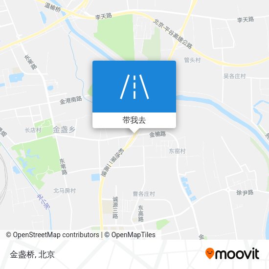 金盏桥地图