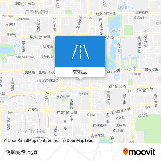佟麟阁路地图