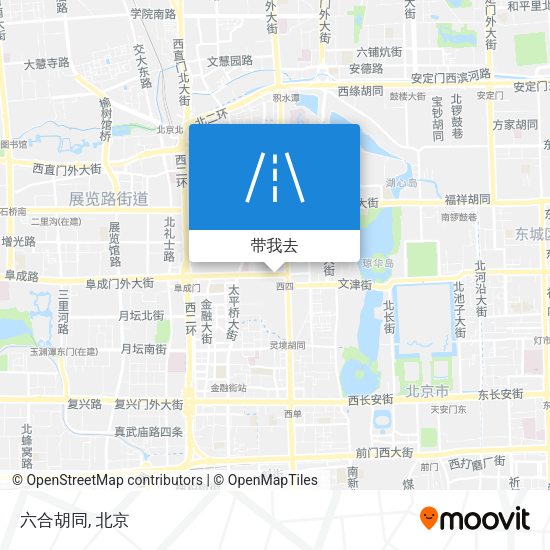 六合胡同地图