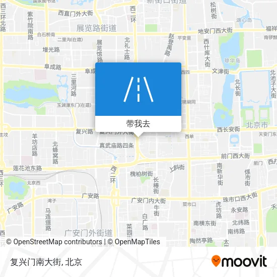 复兴门南大街地图