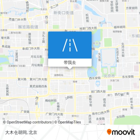 大木仓胡同地图
