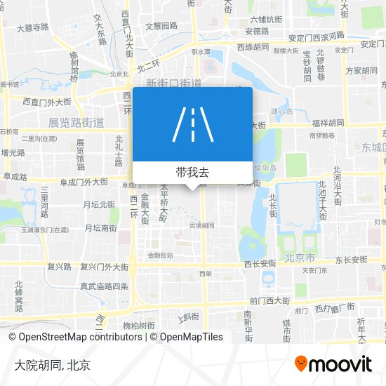 大院胡同地图