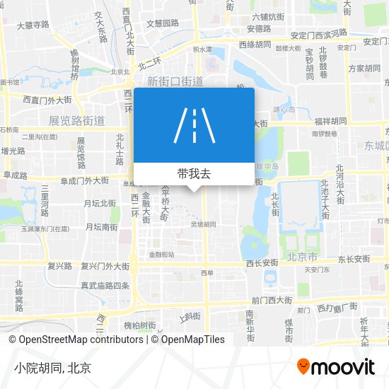 小院胡同地图