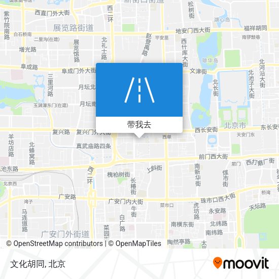 文化胡同地图