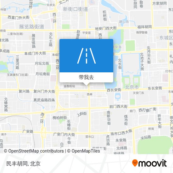 民丰胡同地图