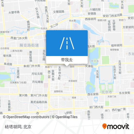 砖塔胡同地图